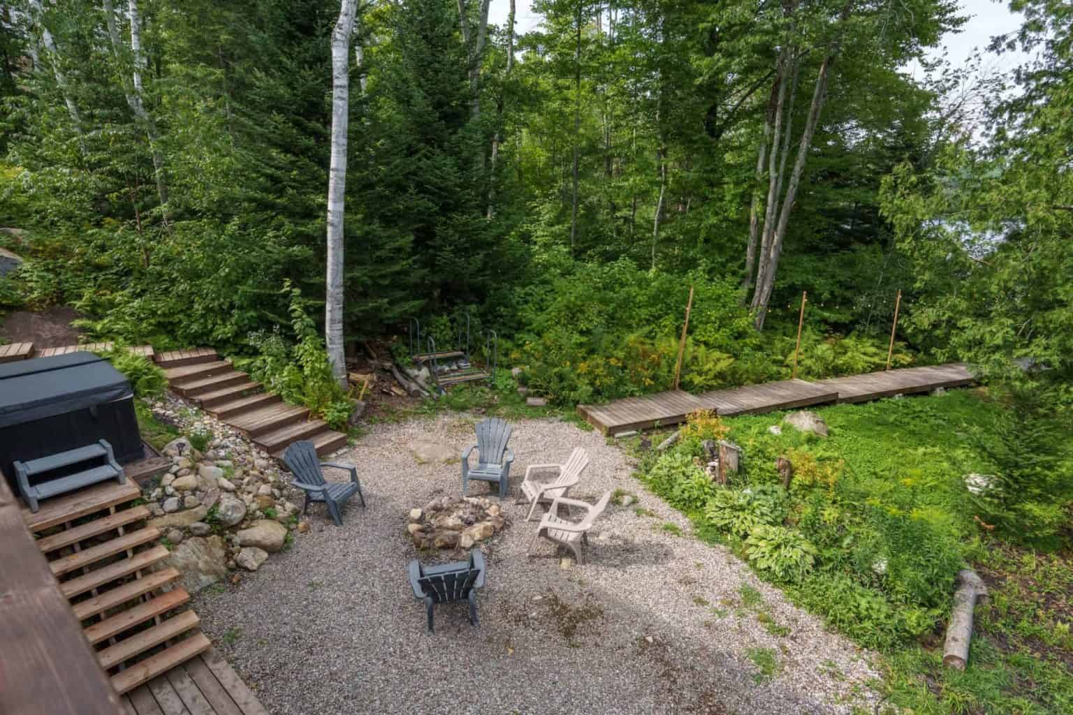 Chalet Requin Skieur Feu